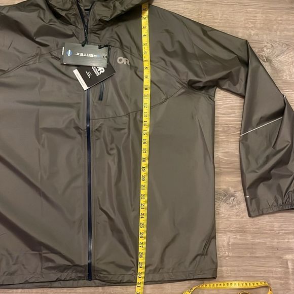 Outdoor Research Men’s Helium Rain Jacket Pewter 3XL NWT - Picture 7 of 9